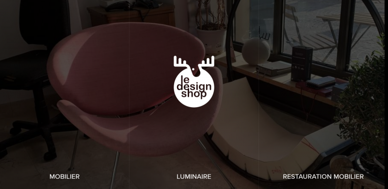 Création d'un site internet pour un atelier de création d'objets design - Le Design Shop