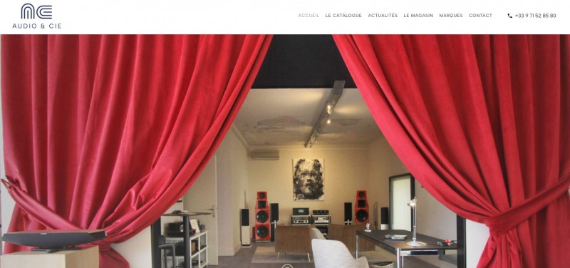 Conception d'un site internet pour un atelier de création audio à Montferrier-sur-Lez - Audio 