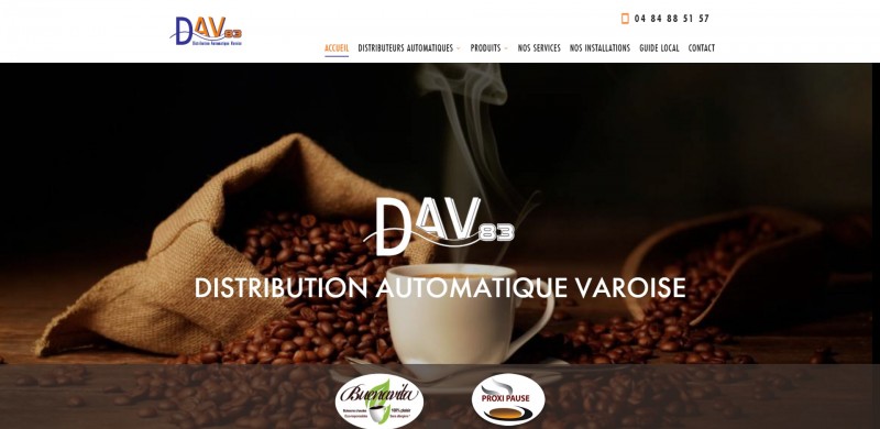 DAV 83 vente de distributeur automatique Hyères