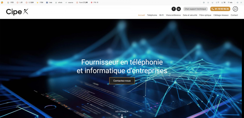 Solution de télécommunication pour les entreprises à Paris - CIPE