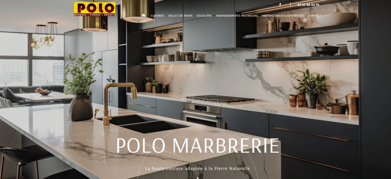 Création d’un site web pour la marbrerie POLO à Metz 