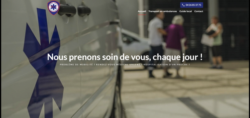 Création d'un Site Internet pour les Ambulances Phocéennes à Marseille 12e